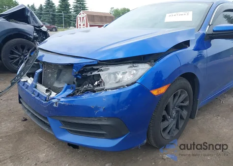 2017 Honda Civic Ex from USA, damaged, VIN 19XFC2F74HE009157